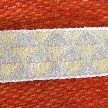 Silver And Cream Lace Trim, Approx. 3.2 mm
